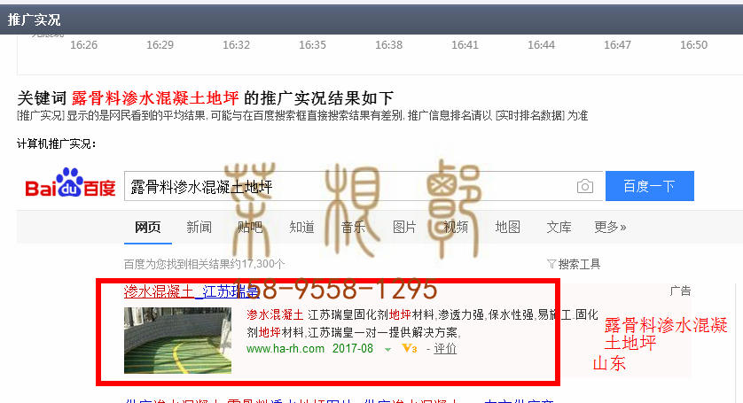 苏州竞价网站托管优化推广公司，菜根谭网络科技有限公司查询瑞皇关键词排名8月14日推广实况案例（7）