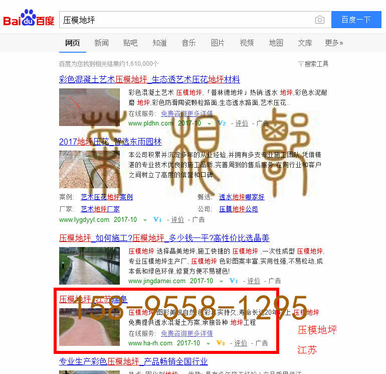 苏州竞价网站托管优化推广公司，菜根谭网络科技有限公司查询瑞皇关键词排名10月16日推广实况案例（3）